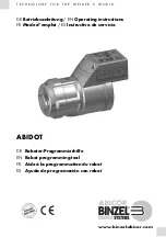 Abicor Binzel ABIDOT Operating Instructions Manual preview