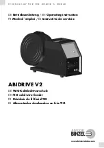 Abicor Binzel ABIDRIVE V2 Operating	 Instruction preview