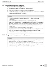 Preview for 53 page of Abicor Binzel ABIPLAS 71 HF Operating Instructions Manual