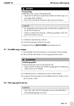 Preview for 17 page of Abicor Binzel ABIROB W Operating Instructions Manual