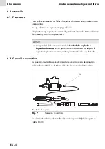 Предварительный просмотр 60 страницы Abicor Binzel Air-blast and injection unit Operating Instructions Manual