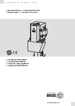 Abicor Binzel BRS-LCi Operating Instructions Manual preview