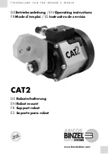 Предварительный просмотр 1 страницы Abicor Binzel CAT2 Operating Instructions Manual