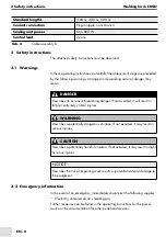 Preview for 4 page of Abicor Binzel ERGO 15.1 Operating Instructions Manual