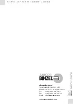 Preview for 12 page of Abicor Binzel ERGO Series Operating Instructions Manual