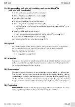 Preview for 69 page of Abicor Binzel iCAT mini Operating Instructions Manual