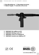 Preview for 1 page of Abicor Binzel PP 240D Operating Instructions Manual