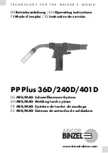 Abicor Binzel PP Plus 240 D Operating Instructions Manual preview