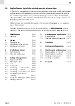 Preview for 20 page of Abicor Binzel PP Operating Instructions Manual