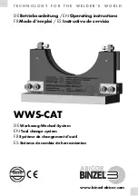 Предварительный просмотр 1 страницы Abicor Binzel WWS-CAT Operating Instructions Manual