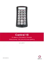 Abilia Control 18 User Manual предпросмотр