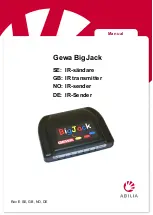 Abilia Gewa BigJack Series Instruction Manual preview