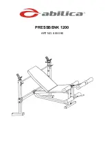 Abilica PRESSBENK 1200 Manual preview