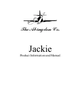 Preview for 1 page of Abingdon Watches Jackie Product Information Manual