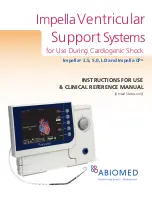 Preview for 1 page of Abiomed Impella 2.5 Instructions For Use Manual