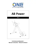 Preview for 1 page of Abisal ONE FITNESS AB-18 Manual Instruction