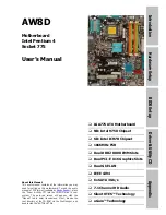 Abit AW8-D User Manual предпросмотр