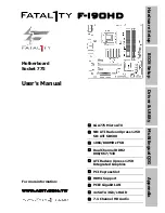 Abit Fatal1ty F-I90HD User Manual preview