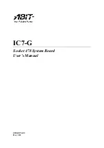 Abit IC7-G User Manual preview