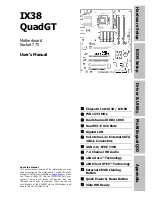 Preview for 1 page of Abit IX38 QuadGT User Manual