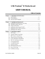 Preview for 3 page of Abit LM6E Pentium II User Manual