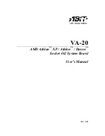 Предварительный просмотр 1 страницы Abit VA-20 User Manual