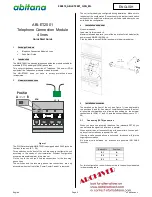 Предварительный просмотр 1 страницы Abitana ABI-ET2001 Quick Start Manual