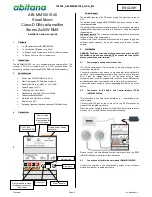 Предварительный просмотр 1 страницы Abitana ABI-MM1001S40 Installation And User Manual