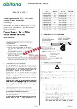 Abitana ABI-PS1001S11 Quick Start Manual preview