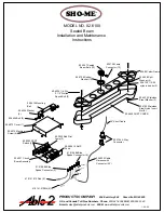 Preview for 1 page of Able 2 SHO-ME 02.6100A Installation And Maintenance Instructions