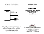 Preview for 1 page of Able 2 SHO-ME 30.2330 Installation Manual