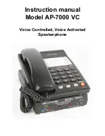 Able-phone AP-7000 VC Instruction Manual preview