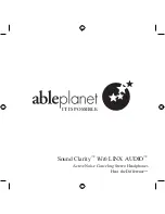 Preview for 1 page of Able Planet Sound Clarity Manual