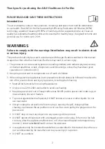 Preview for 2 page of ABLE AP-S0620L Use And Care Instructions Manual