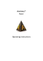 Предварительный просмотр 1 страницы AbleCenter AbleBaby Razer Operating Instructions Manual