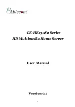 Preview for 1 page of Ablecom CE-HE130S2 Series User Manual