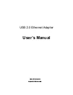 Предварительный просмотр 1 страницы Ableconn USB2E100B User Manual