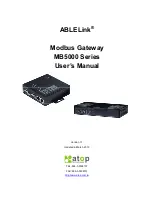 ABLELink ABLELink MB5000 Series User Manual preview