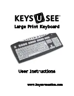 Preview for 1 page of AbleNet Keys U See User Instructions