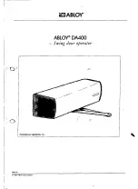 Preview for 1 page of Abloy DA400 Manual