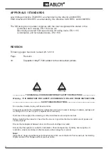 Предварительный просмотр 2 страницы Abloy DB001 Installation Manual