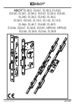 Abloy EL460 Manual preview