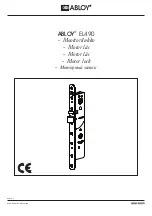 Preview for 1 page of Abloy EL490 Manual