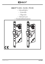 Preview for 1 page of Abloy EL580 Manual