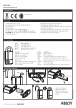 Abloy PLK/A1 Instructions For Use preview