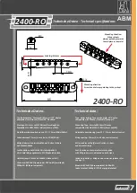 Предварительный просмотр 7 страницы ABM 2400-RO Manual