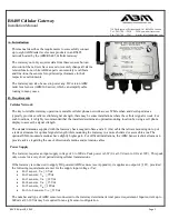 Предварительный просмотр 1 страницы ABM ABM1-RUCM-C4 Installation Manual