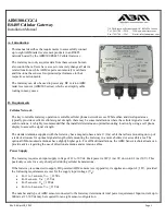 Предварительный просмотр 1 страницы ABM ABM300-CGC4 Installation Manual