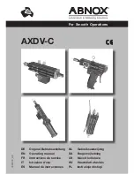 ABNOX AXDV-C Operating Manual preview