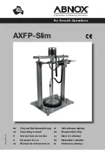 Preview for 1 page of ABNOX AXFP-Slim Operating Manual